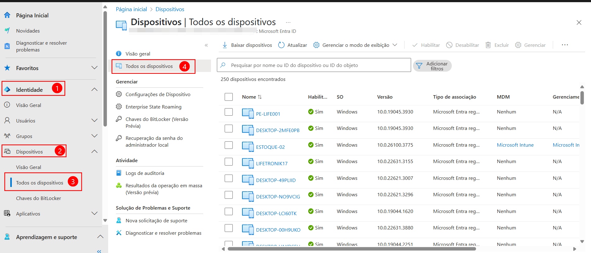 Desativando dispositivos obsoletos 00