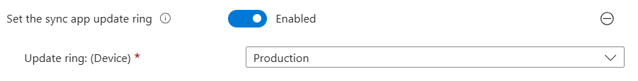 Onedrive settings catalog 10 update ring