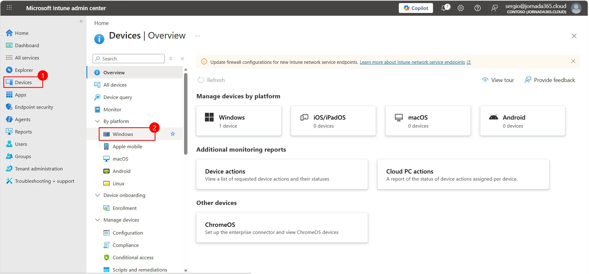 Intune settings catalog office update